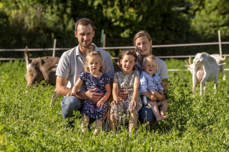 Ziegenhof Klampfl: Familie Mauthner