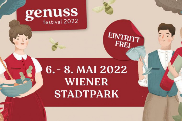 Sujet für die Veranstaltung Genuss Festival 2022 im Stadtparkt, Wien